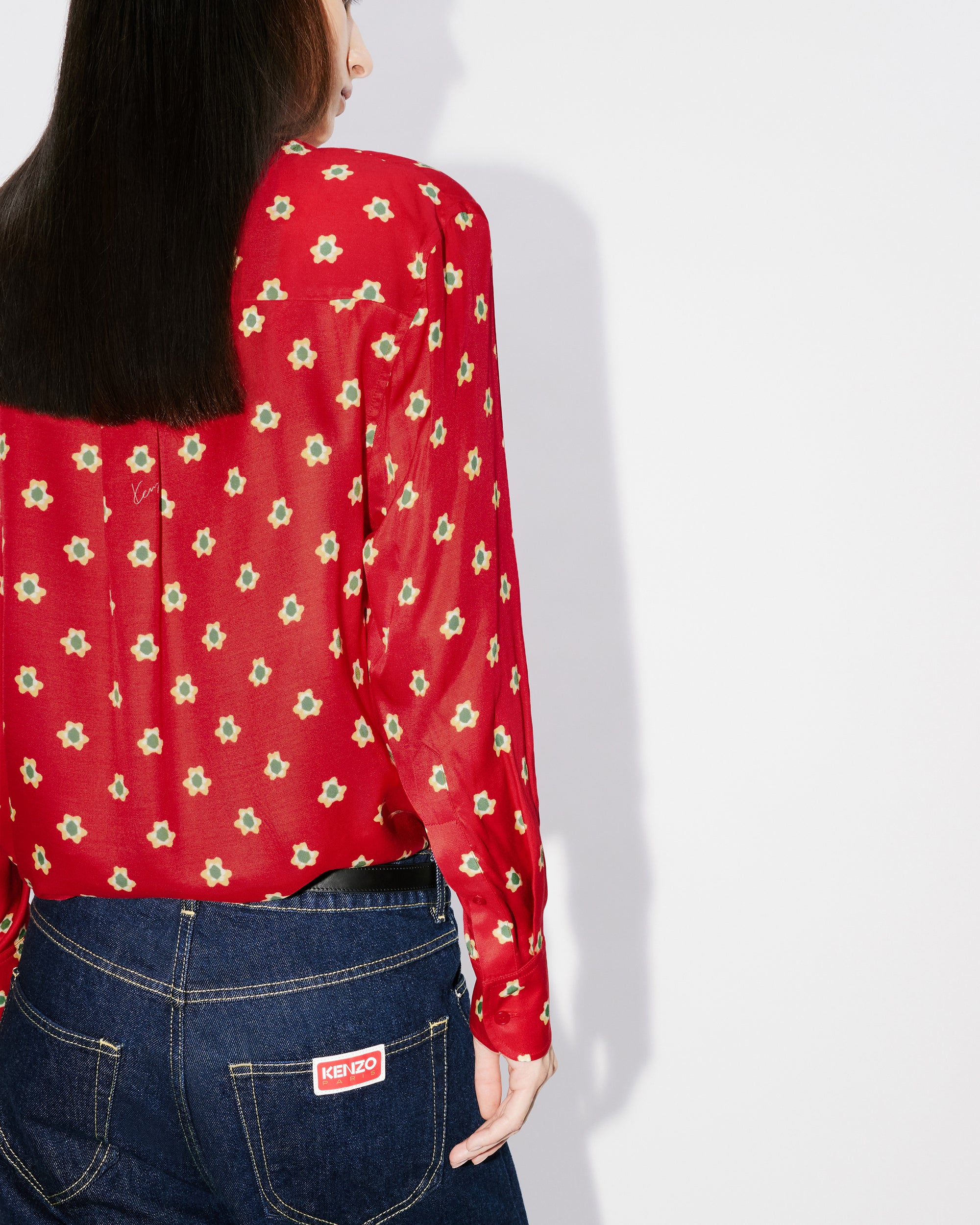 Chemise Kenzo Teddy Flower - Cherry