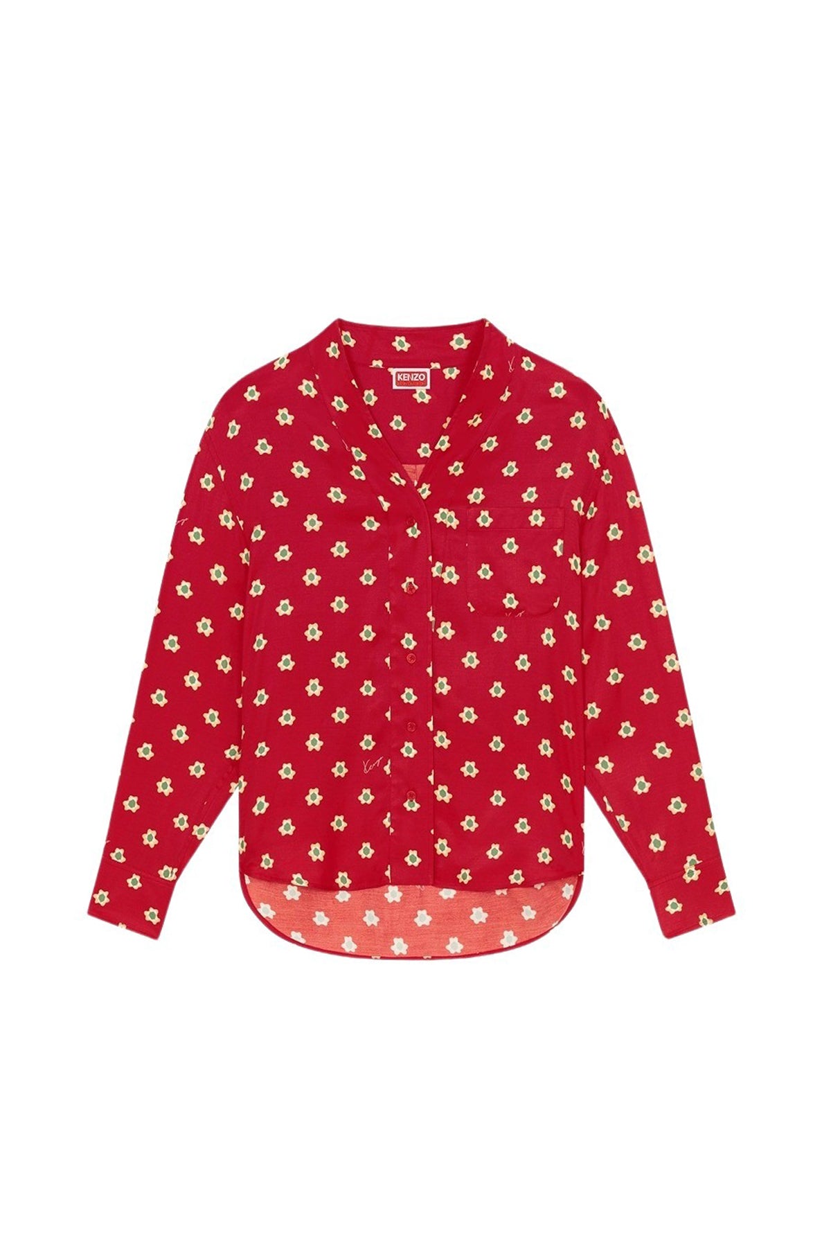 Chemise Kenzo Teddy Flower - Cherry