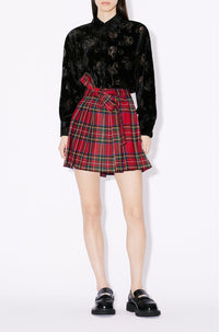 Chemise oversize "Kenzo Roses" - Black