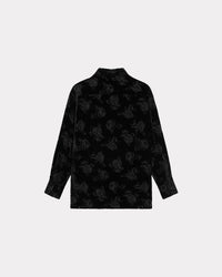 Chemise oversize "Kenzo Roses" - Black