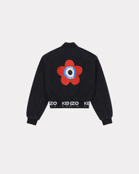 Kenzo Target Bomber Jacket - Rinse Black Denim