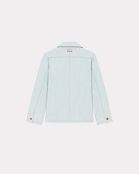 Chemise kimono en denim "Kenzo Target" - Bleached Blue Denim