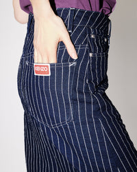 Rinse Blue Knee-Lentgh Skirt