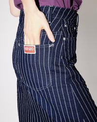 Rinse Blue Knee-Lentgh Skirt