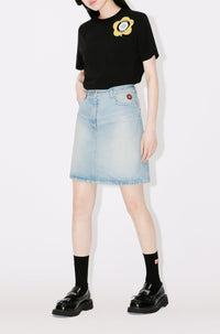 Short denim skirt - Medium Stone Blue