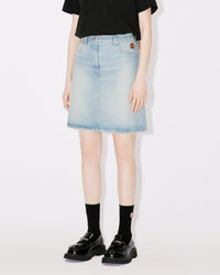 Short denim skirt - Medium Stone Blue