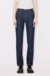 Jean Asagao droit - Rinse Blue Denim