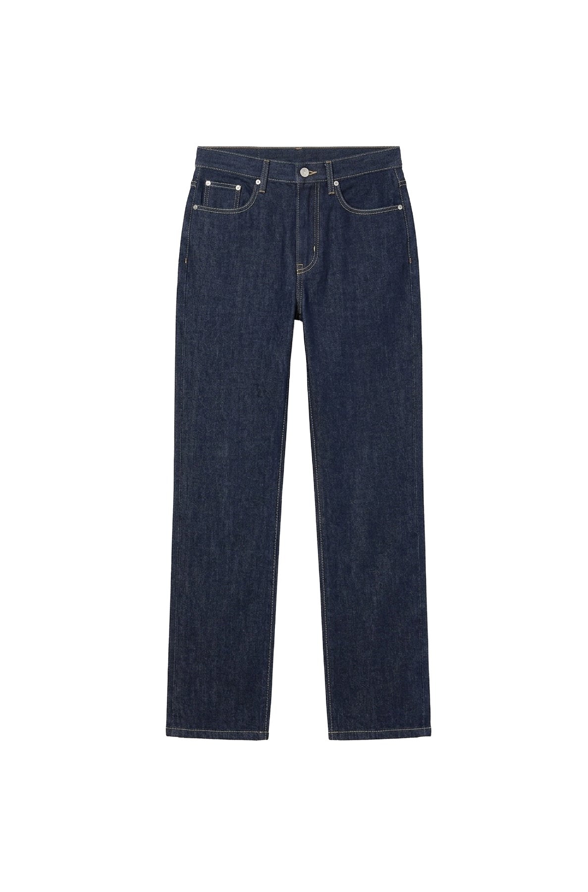 Jean Asagao droit - Rinse Blue Denim