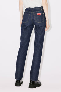 Jean Asagao droit - Rinse Blue Denim