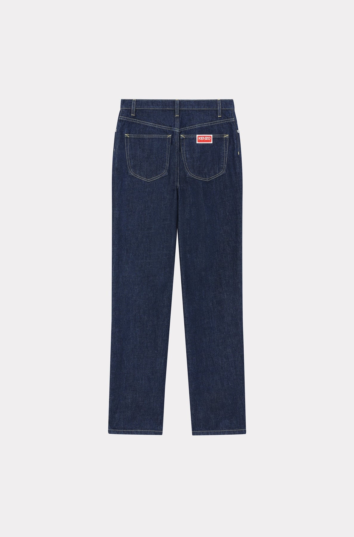 Jean Asagao droit - Rinse Blue Denim