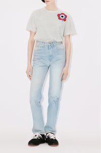 Jean droit Asagao - Medium Stone Blue