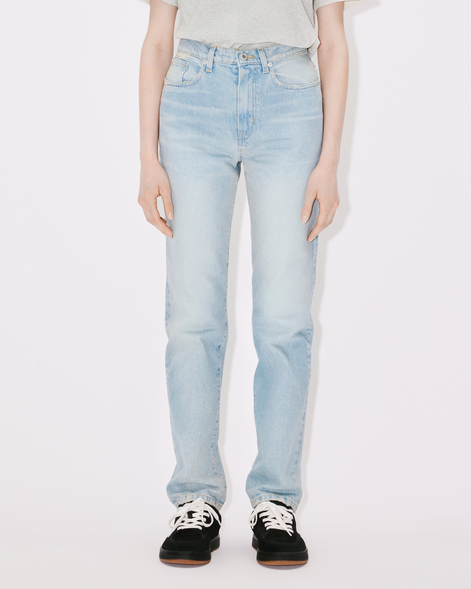 Stone Blue Asagao Straight Fit