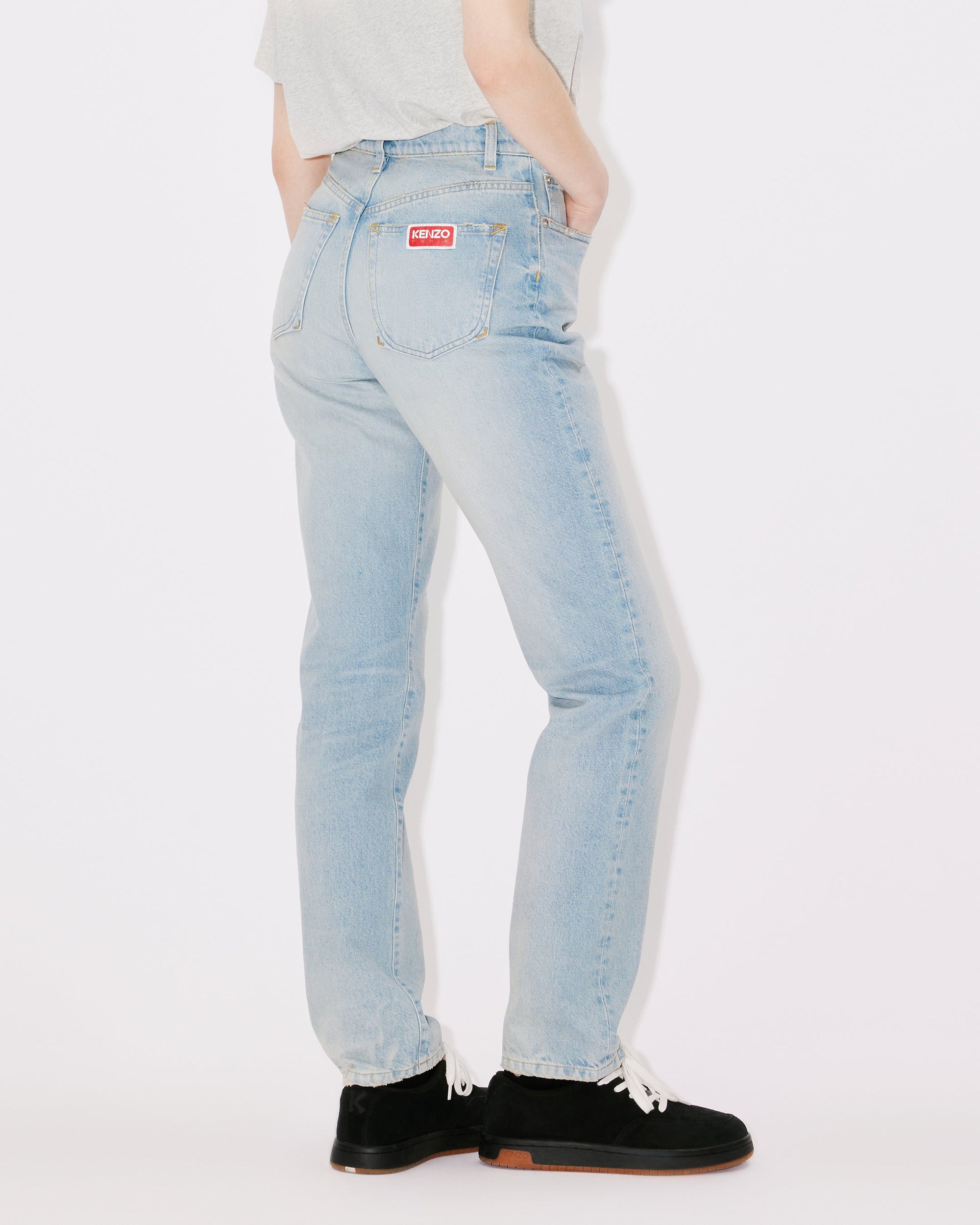 Jean droit Asagao - Medium Stone Blue