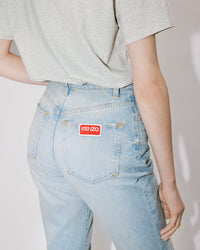 Stone Blue Asagao Straight Fit