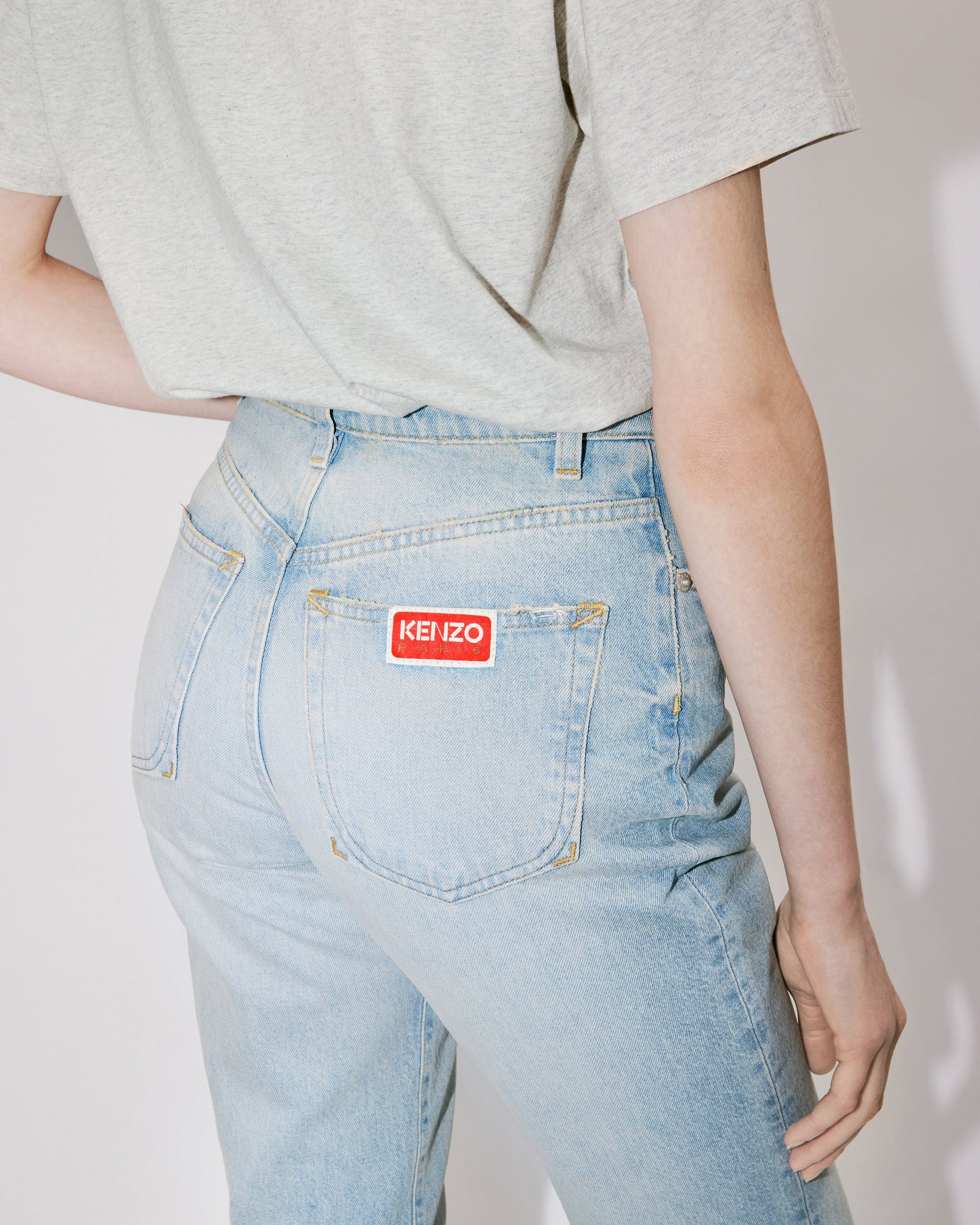 Jean droit Asagao - Medium Stone Blue