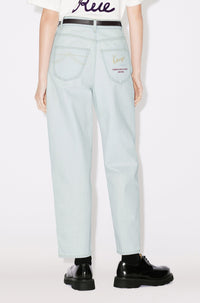 Jean carotte Kenzo Travel - Bleached Blue Denim