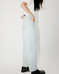 Jean carotte "Kenzo Travel" - Bleached Blue Denim
