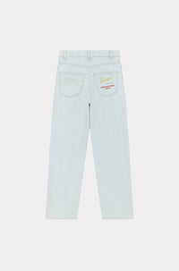 Jean carotte Kenzo Travel - Bleached Blue Denim