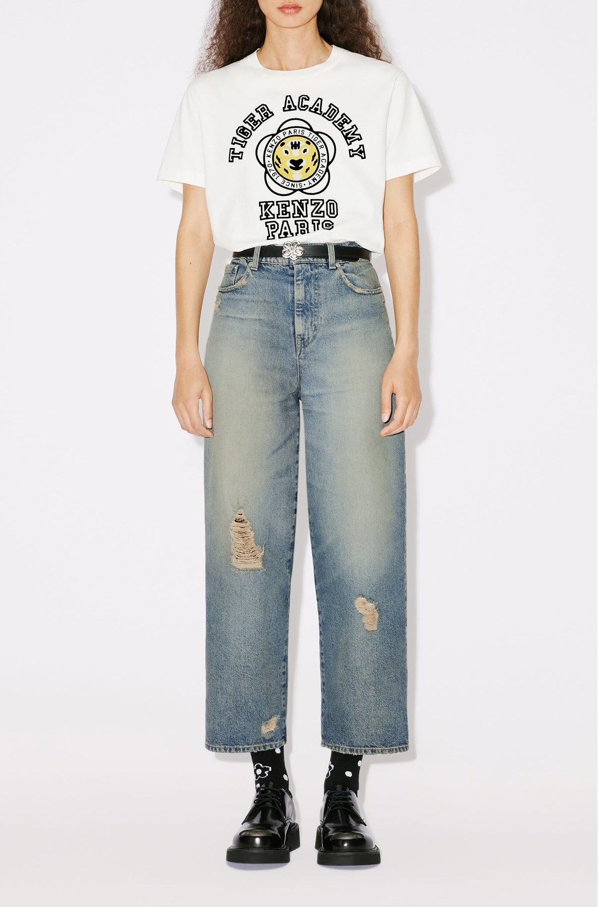Jean carotte - Stone Bl Dirty Blue Denim