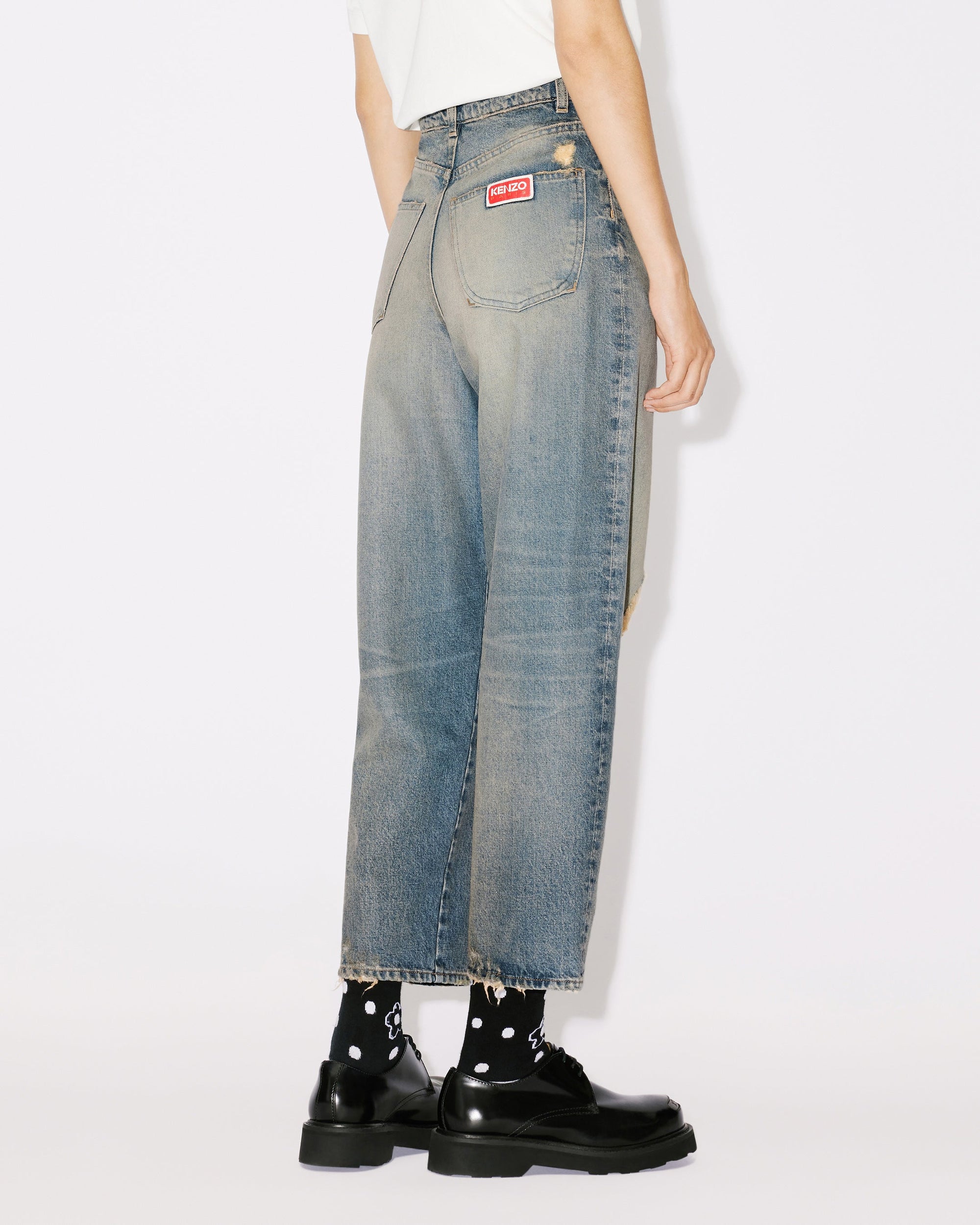 Dirty Blue Carrot Fit Jeans