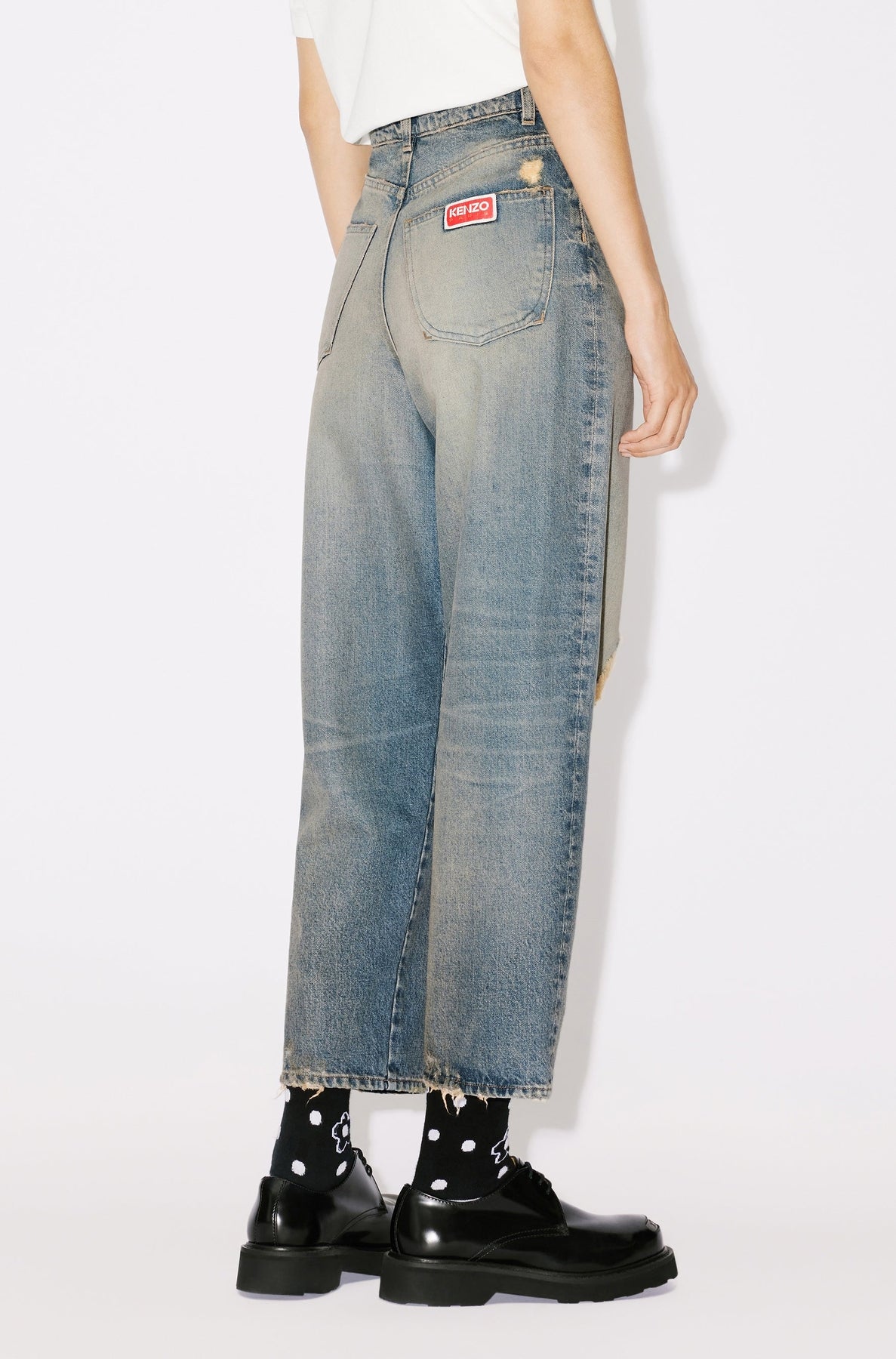 Jean carotte - Stone Bl Dirty Blue Denim