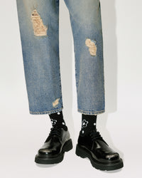 Jean carotte - Stone Bl Dirty Blue Denim
