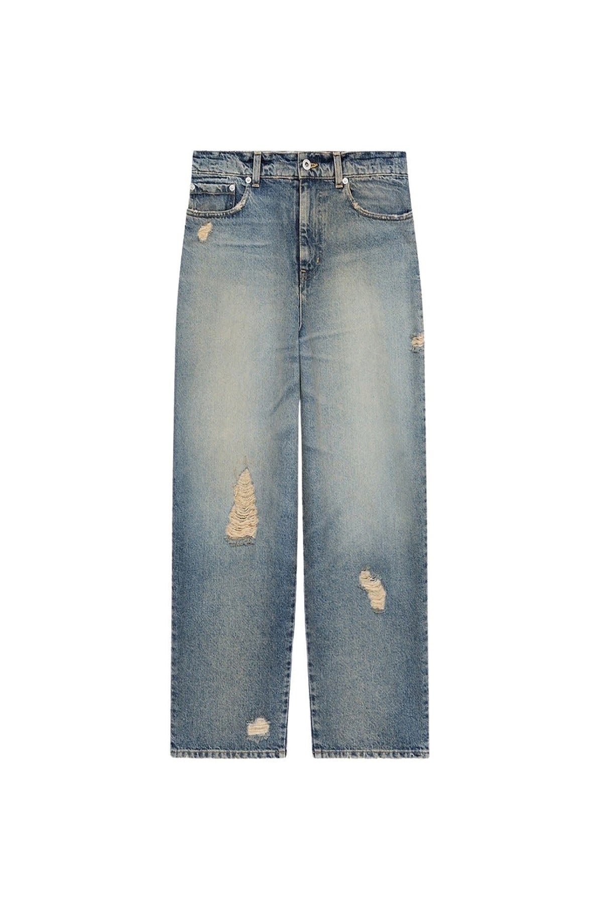 Jean carotte - Stone Bl Dirty Blue Denim