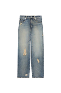 Dirty Blue Carrot Fit Jeans