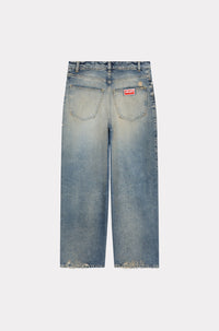Jean carotte - Stone Bl Dirty Blue Denim