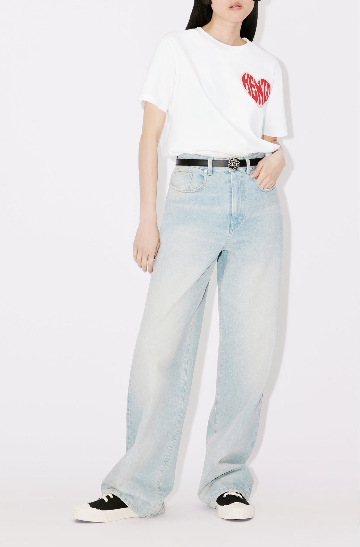 Jean large Ayame - Medium Stone Blue
