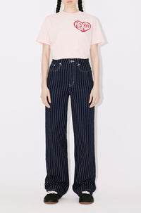 Jean large brodé "Kenzo Sashiko Stitch" - Rinse Blue Denim
