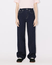 Jean large brodé "Kenzo Sashiko Stitch" - Rinse Blue Denim