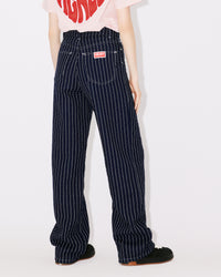 Jean large brodé "Kenzo Sashiko Stitch" - Rinse Blue Denim