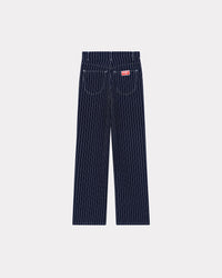 Jean large brodé "Kenzo Sashiko Stitch" - Rinse Blue Denim