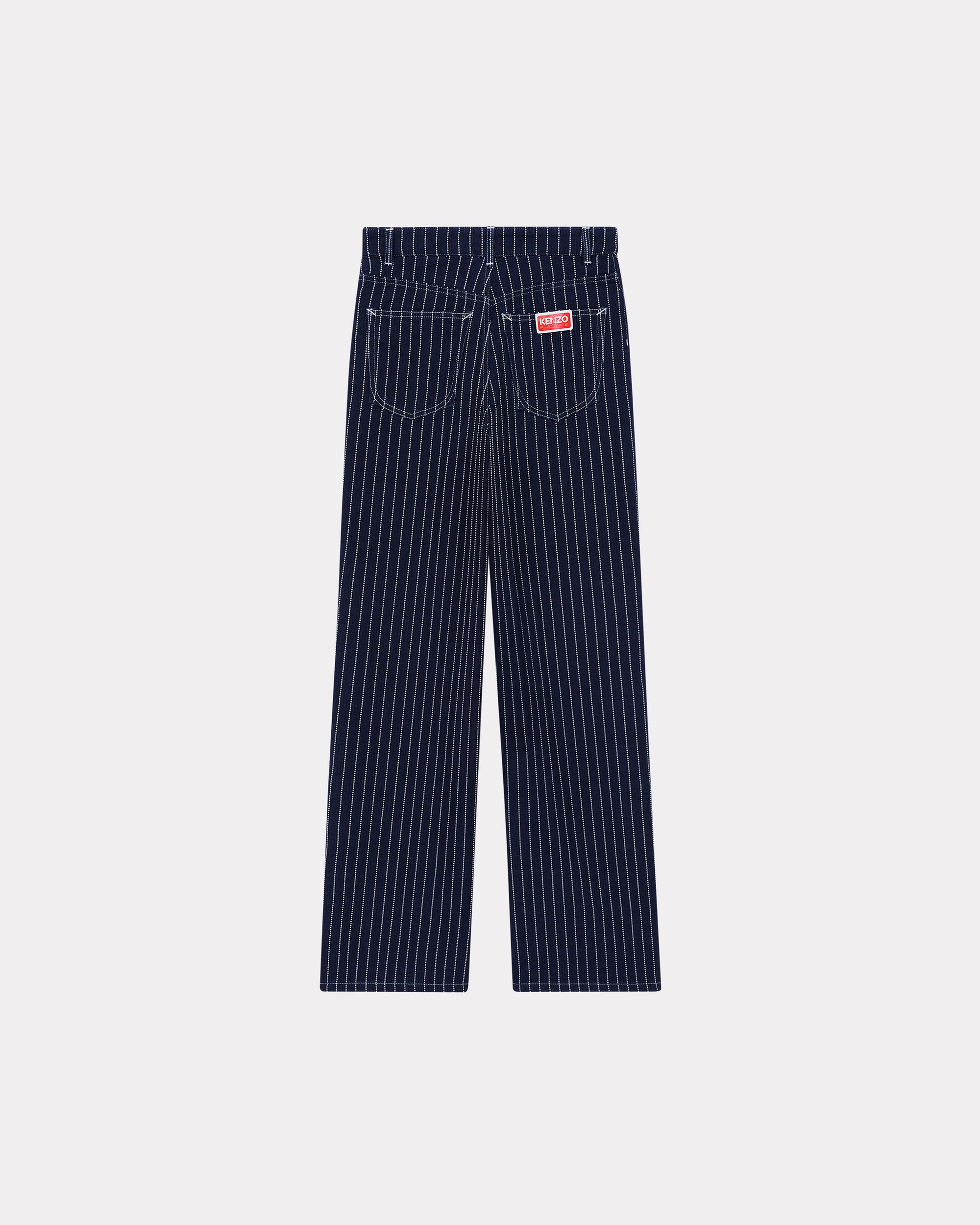 Jean large brodé "Kenzo Sashiko Stitch" - Rinse Blue Denim