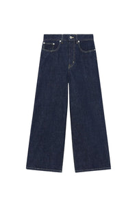 Jean Sumire court - Rinse Blue Denim