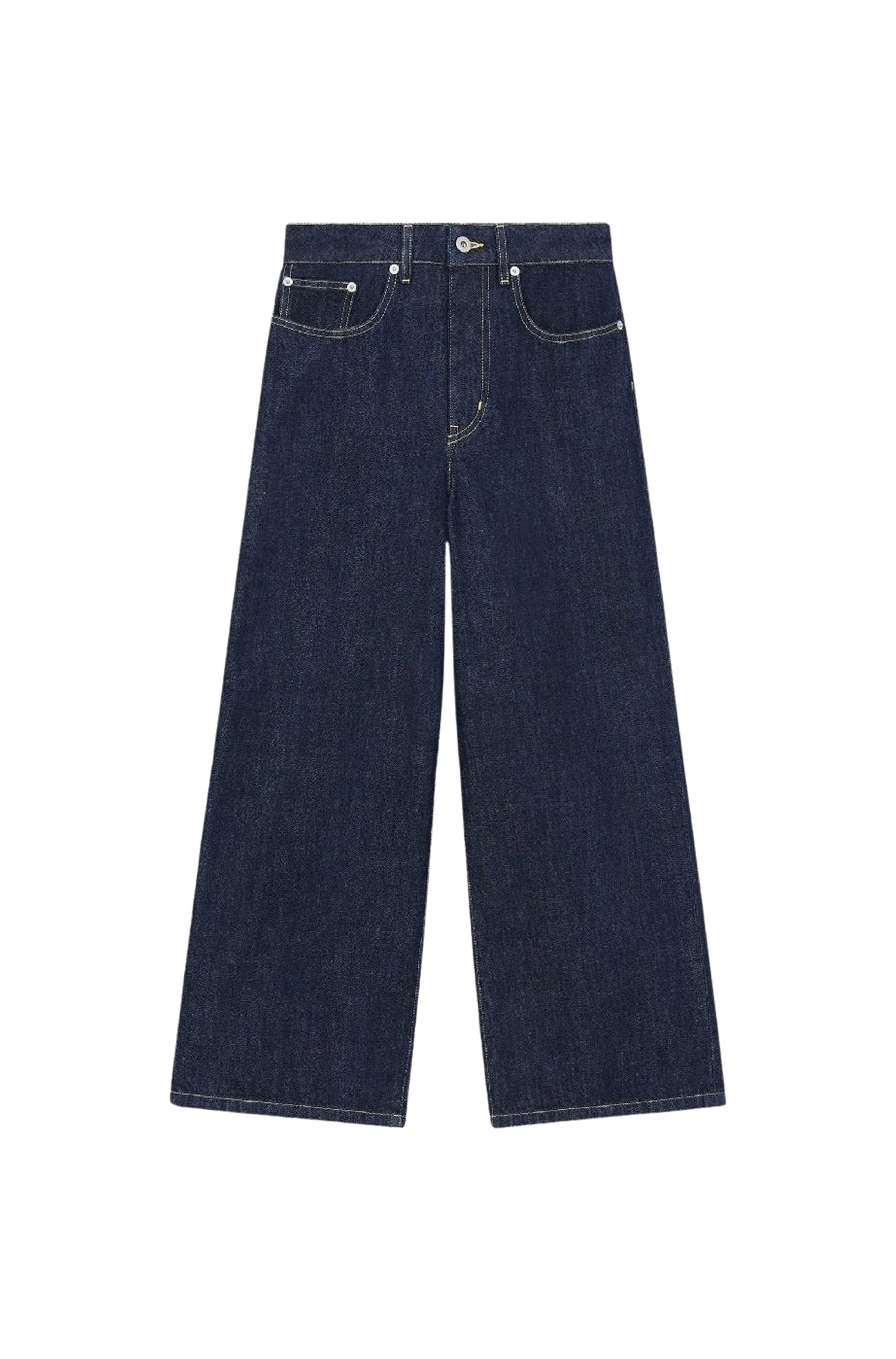 Jean Sumire court - Rinse Blue Denim