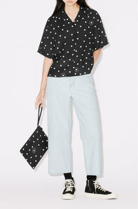Jean cropped Sumire - Bleached Blue Denim