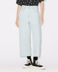 Jean cropped Sumire - Bleached Blue Denim