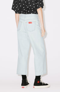 Jean cropped Sumire - Bleached Blue Denim