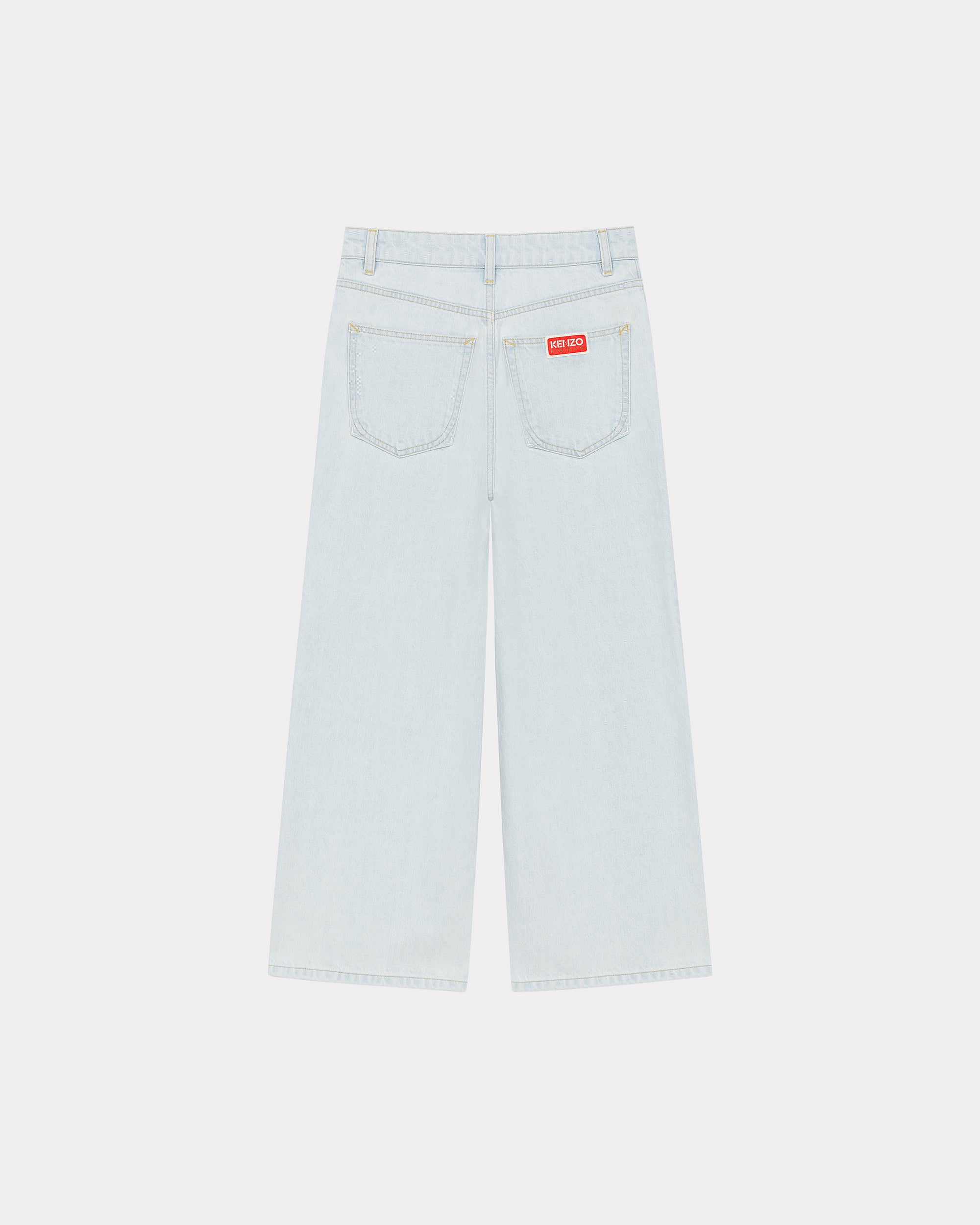 Jean cropped Sumire - Bleached Blue Denim