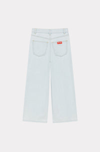 Jean cropped Sumire - Bleached Blue Denim