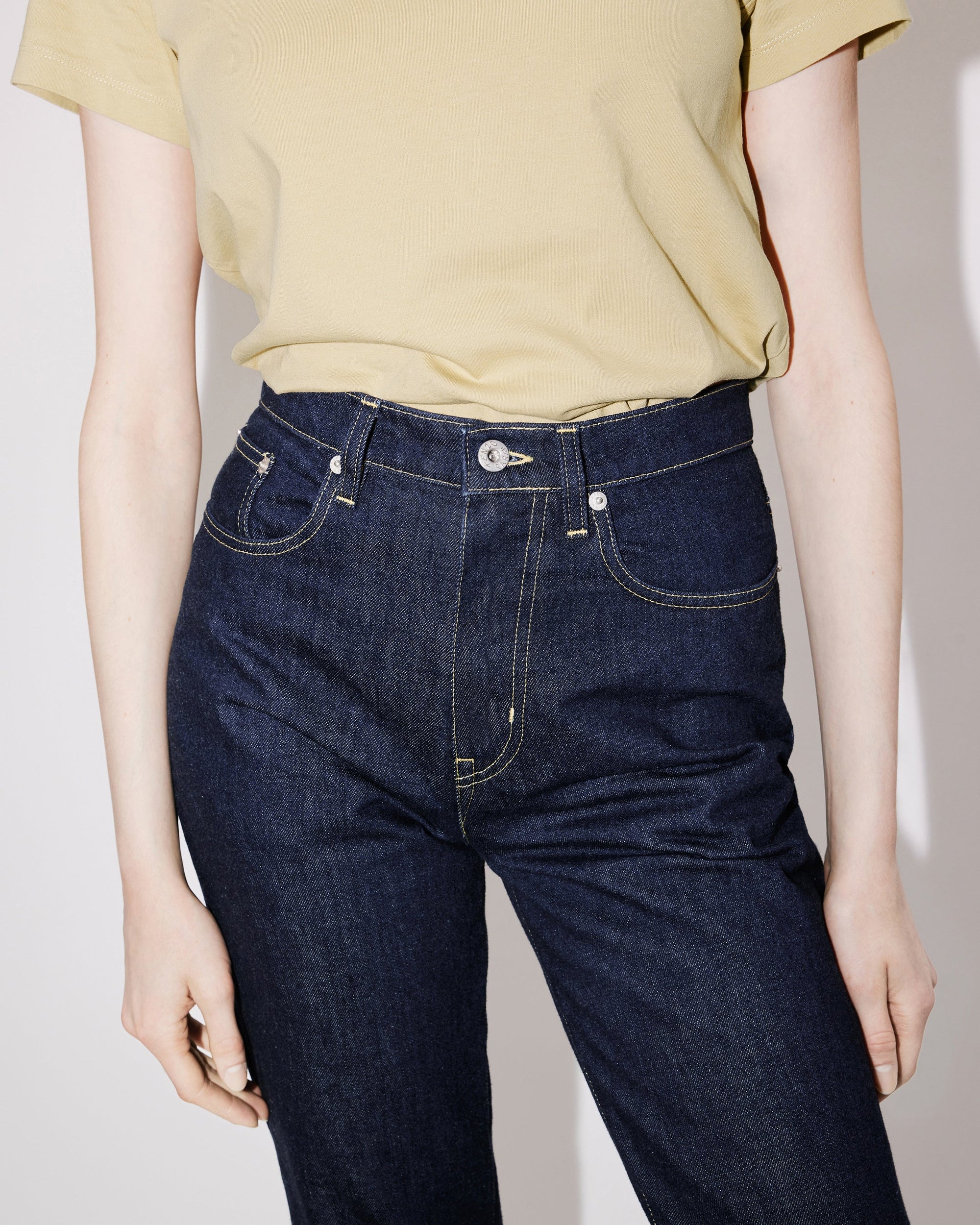 Jean droit Asago - Rinse Blue
