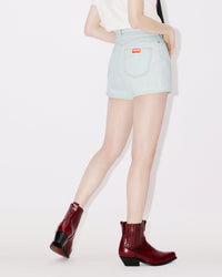 Bleach Blue Denim Shorts