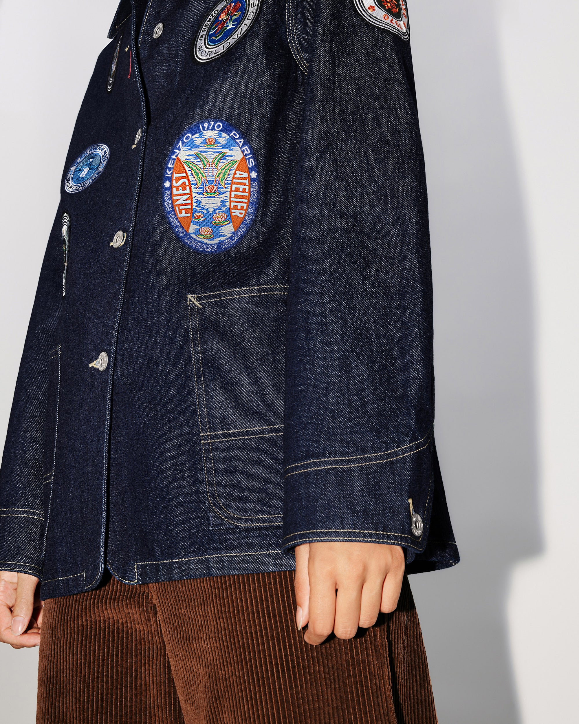 Veste workwear "Kenzo Travel" en denim - Rinse Blue Denim