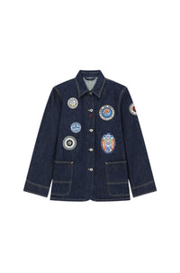 Veste workwear "Kenzo Travel" en denim - Rinse Blue Denim