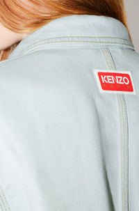 Veste workwear en denim "Kenzo Travel" - Bleached Blue Denim