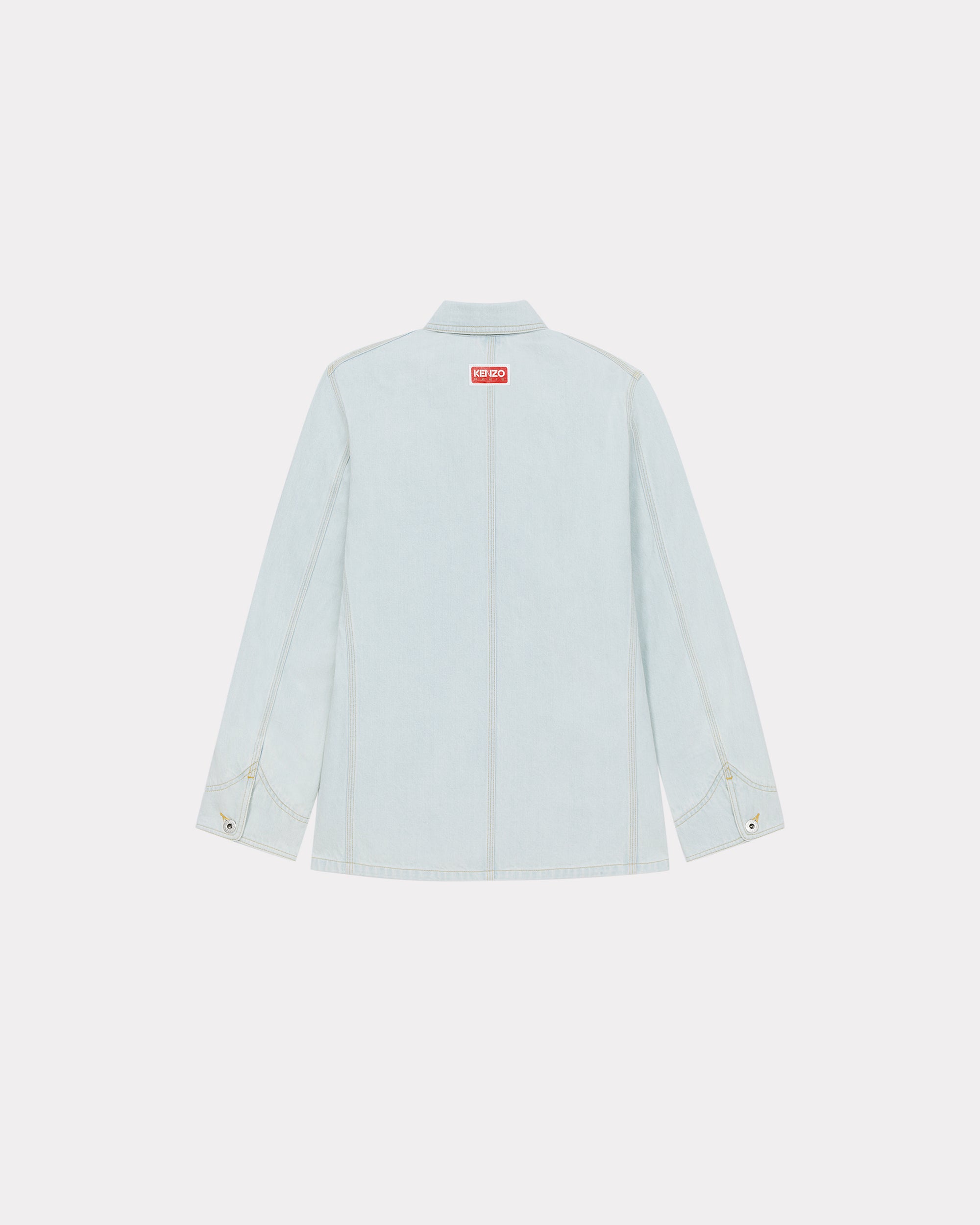 Veste workwear en denim "Kenzo Travel" - Bleached Blue Denim