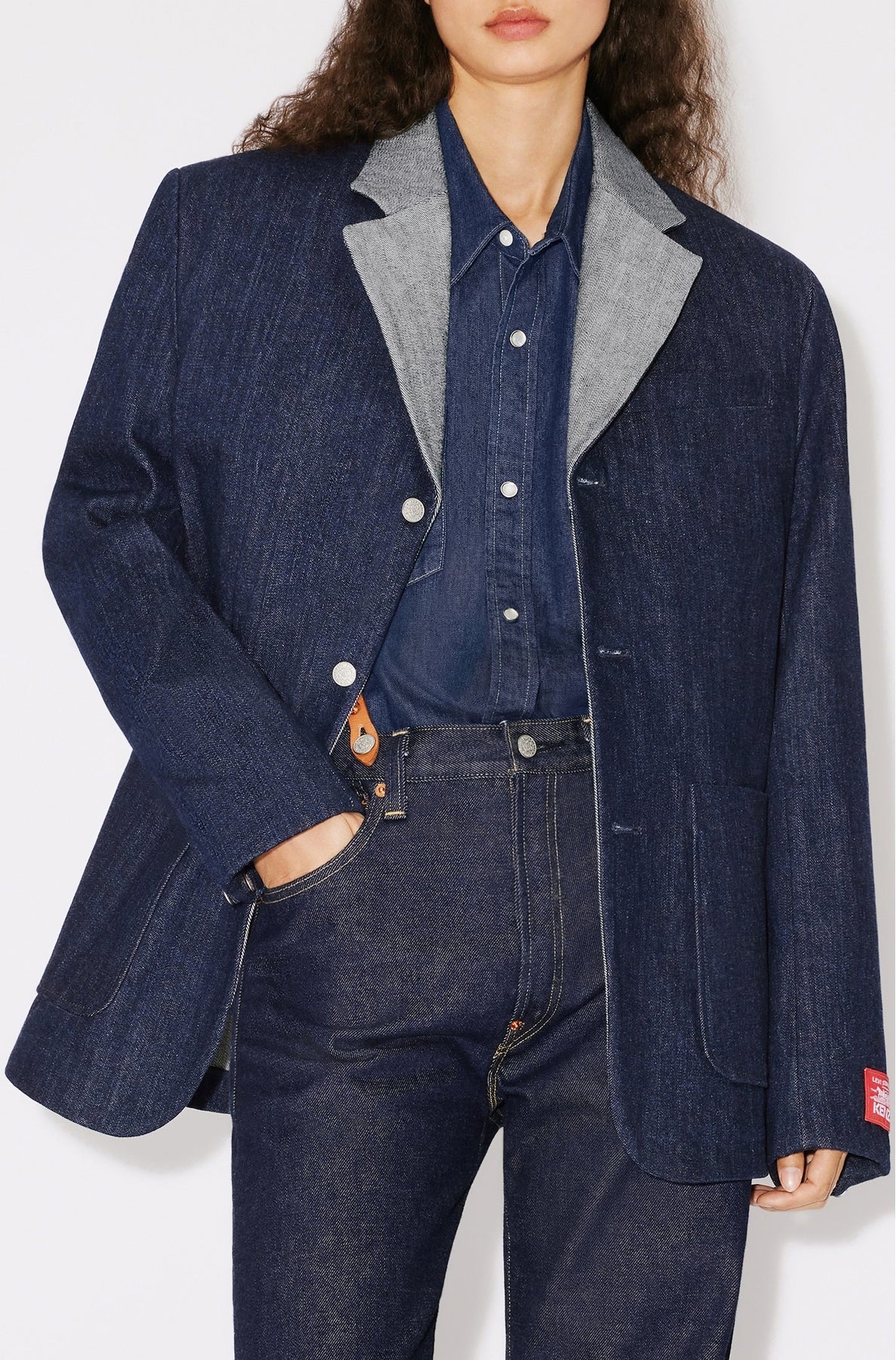 Blazer en denim Levis - Rinse Blue