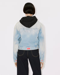Veste en denim courte - Medium Stone Blue